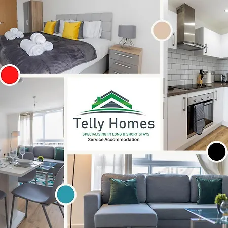 Apartment Marigold At Telly Homes: With Wifi Birmingham